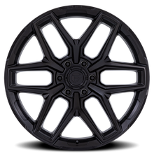 Load image into Gallery viewer, Aluminum Wheels 18X9 Flux 6 FC854MX 6 On 139.7 Blackout 106.1 Bore 1 Offset Fuel Off Road Wheels