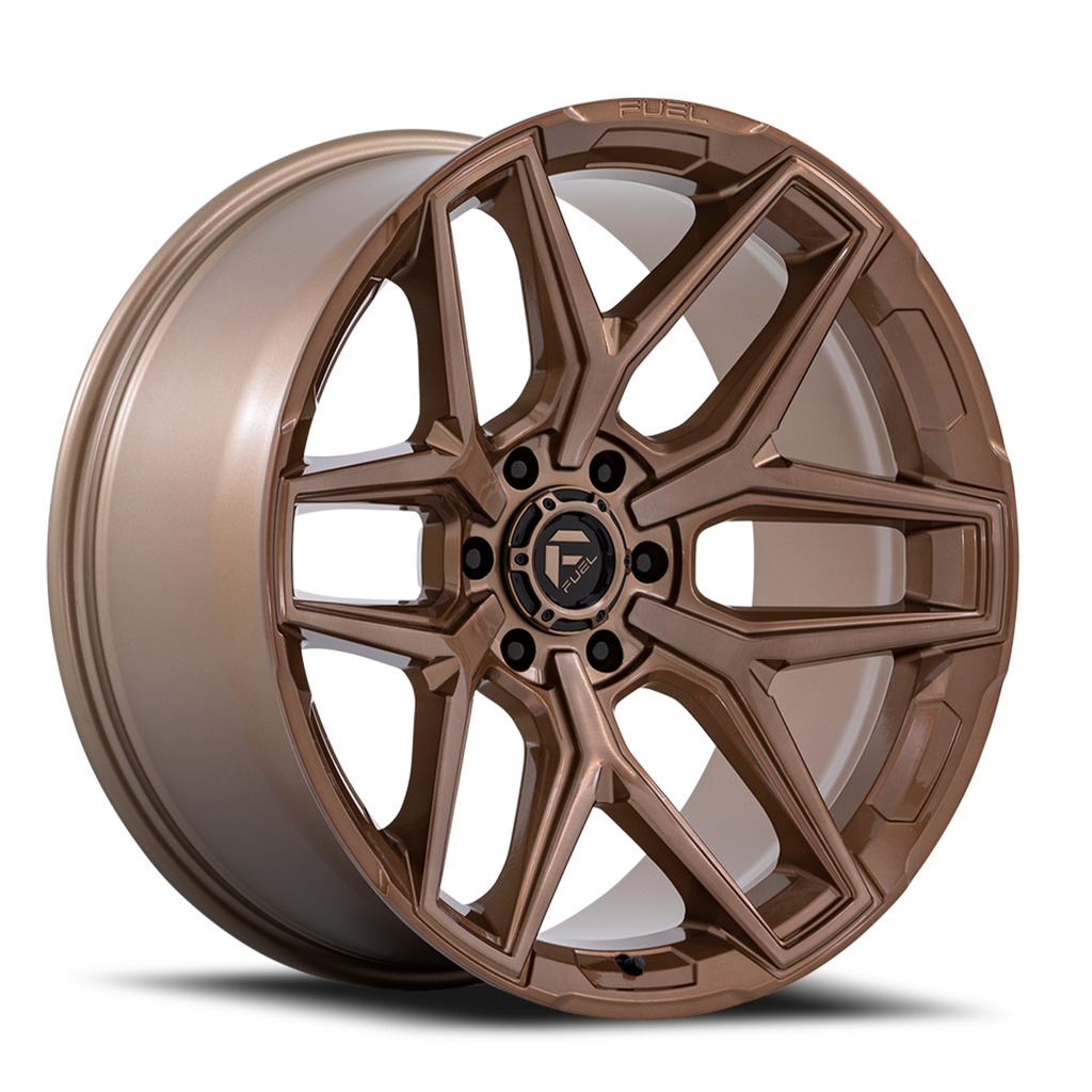 Aluminum Wheels 20X9 Flux 6 FC854ZR 6 On 135 Platinum Bronze 87.1 Bore 1 Offset Fuel Off Road Wheels