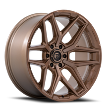 Load image into Gallery viewer, Aluminum Wheels 20X9 Flux 6 FC854ZR 6 On 135 Platinum Bronze 87.1 Bore 1 Offset Fuel Off Road Wheels