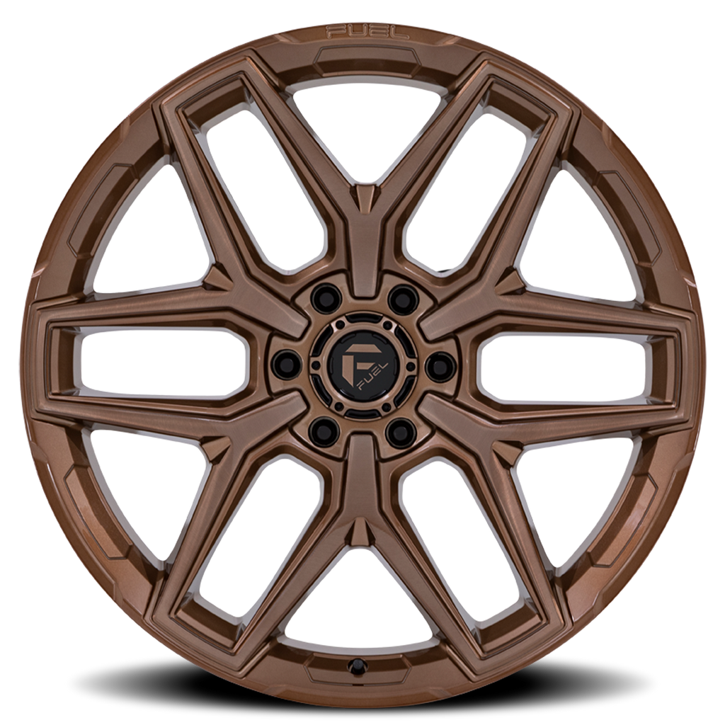 Aluminum Wheels 20X9 Flux 6 FC854ZR 6 On 135 Platinum Bronze 87.1 Bore 1 Offset Fuel Off Road Wheels