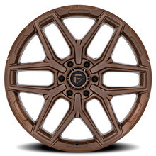Load image into Gallery viewer, Aluminum Wheels 20X9 Flux 6 FC854ZR 6 On 135 Platinum Bronze 87.1 Bore 1 Offset Fuel Off Road Wheels