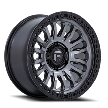 Load image into Gallery viewer, Aluminum Wheels 20X9 Rincon SBL FC857AB 6 On 139.7 Matte Gunmetal Gray Matte Black Lip 106.1 Bore 20 Offset Fuel Off Road Wheels