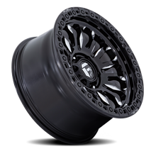 Load image into Gallery viewer, Aluminum Wheels 17X9 Rincon SBL FC857BE 5 On 127 Gloss Black Milled 71.5 Bore 1 Offset Fuel Off Road Wheels