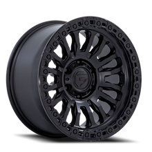 Load image into Gallery viewer, Aluminum Wheels 20X10 Rincon SBL FC857MB 8 On 180 Matte Black/Gloss Black Lip 124.2 Bore -18 Offset Fuel Off Road Wheels