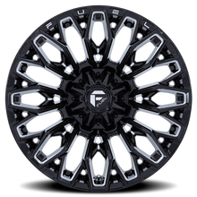 Load image into Gallery viewer, Aluminum Wheels 22X10 Strike FC865 BE 8 On 165.1 Gloss Black Milled 125.1 Bore -18 Offset Fuel Off Road Wheels