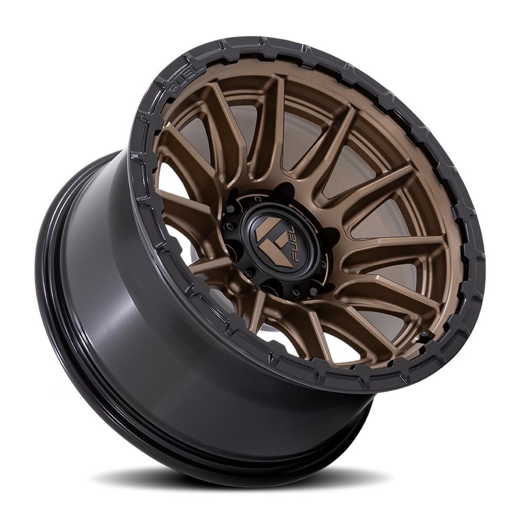 Aluminum Wheels 17X9 Piston FC866 ZB 6 On 139.7 Matte Bronze/Gloss Black Lip 106.1 Bore 1 Offset Fuel Off Road Wheels