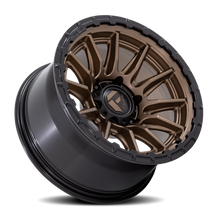 Load image into Gallery viewer, Aluminum Wheels 17X9 Piston FC866 ZB 6 On 139.7 Matte Bronze/Gloss Black Lip 106.1 Bore 1 Offset Fuel Off Road Wheels