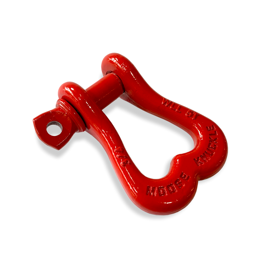 Moose Knuckle XL Shackle 3/4 Flame Red Moose Knuckle Offroad