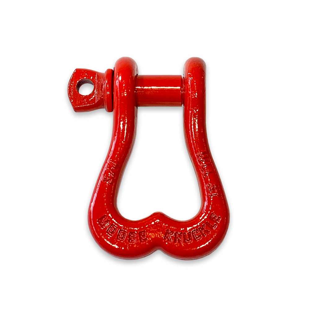 Moose Knuckle XL Shackle 3/4 Flame Red Moose Knuckle Offroad