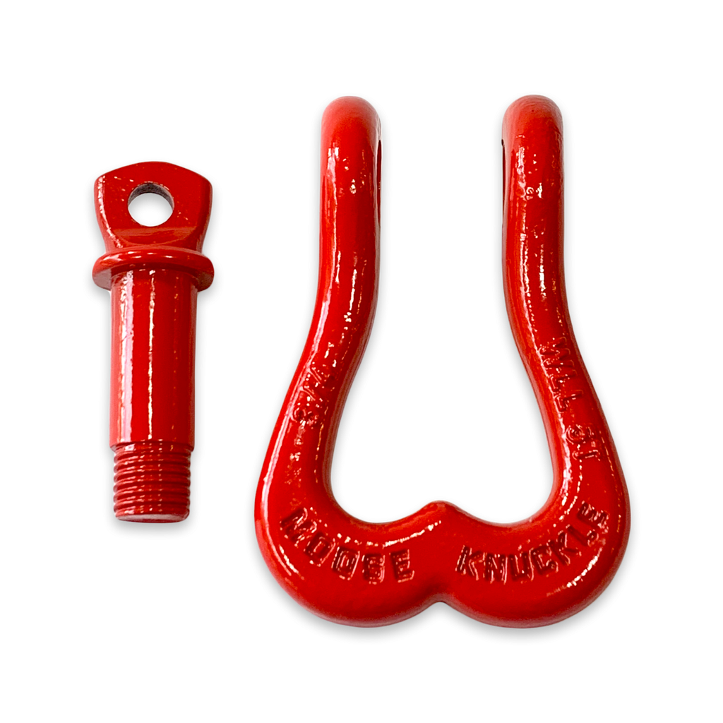 Moose Knuckle XL Shackle 3/4 Flame Red Moose Knuckle Offroad