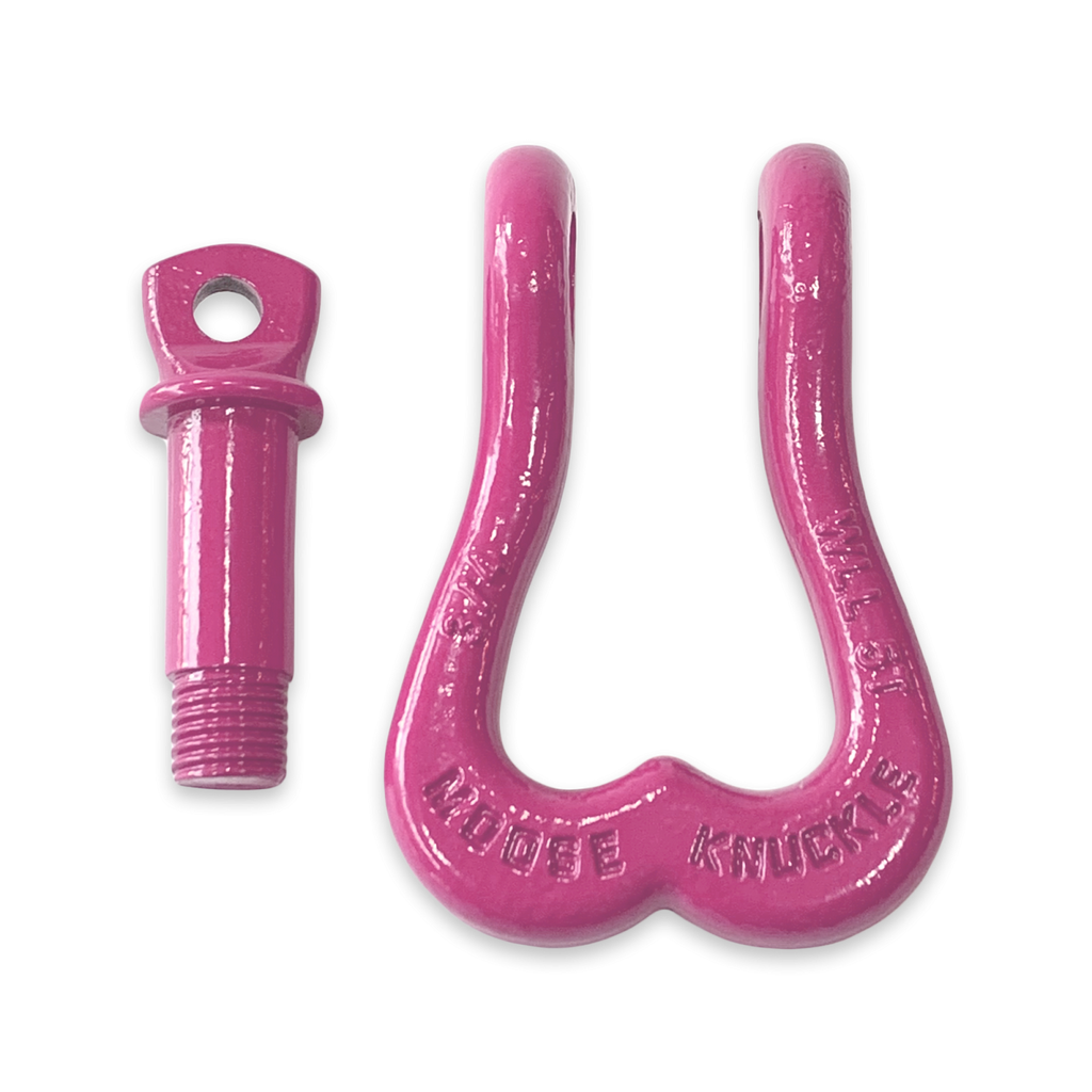 Moose Knuckle XL Shackle 3/4 Pretty Pink Moose Knuckle Offroad