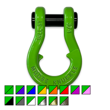 Load image into Gallery viewer, Jowl Recovery Split Shackle 3/4 Sublime Green Moose Knuckle Offroad