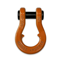Load image into Gallery viewer, Jowl Recovery Split Shackle 3/4 Obscene Orange Moose Knuckle Offroad
