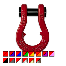 Load image into Gallery viewer, Jowl Recovery Split Shackle 3/4 Flame Red Moose Knuckle Offroad