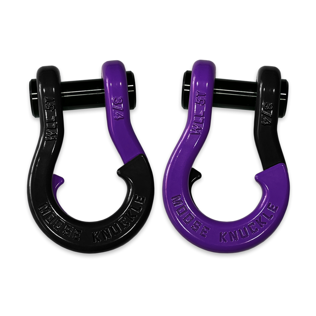 Jowl Recovery Split Shackle 3/4 Black Hole and Grape Escape Combo Moose Knuckle Offroad