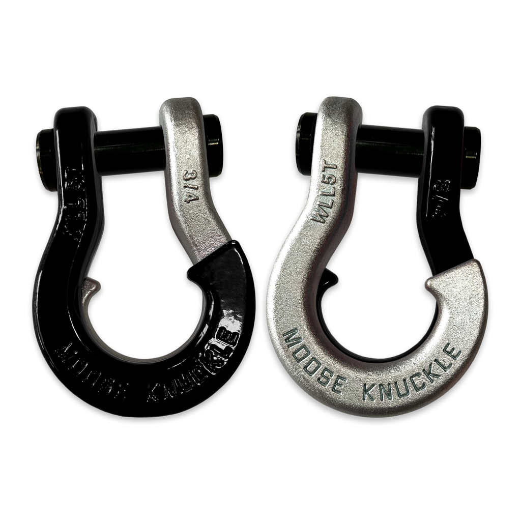 Jowl Recovery Split Shackle 3/4 Black Hole and Nice Gal Combo Moose Knuckle Offroad