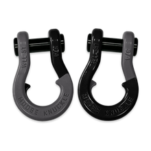 Load image into Gallery viewer, Jowl Recovery Split Shackle 3/4 Gun Gray and Black Hole Combo Moose Knuckle Offroad