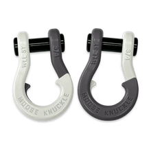Load image into Gallery viewer, Jowl Recovery Split Shackle 3/4 Pure White and Gun Gray Combo Moose Knuckle Offroad