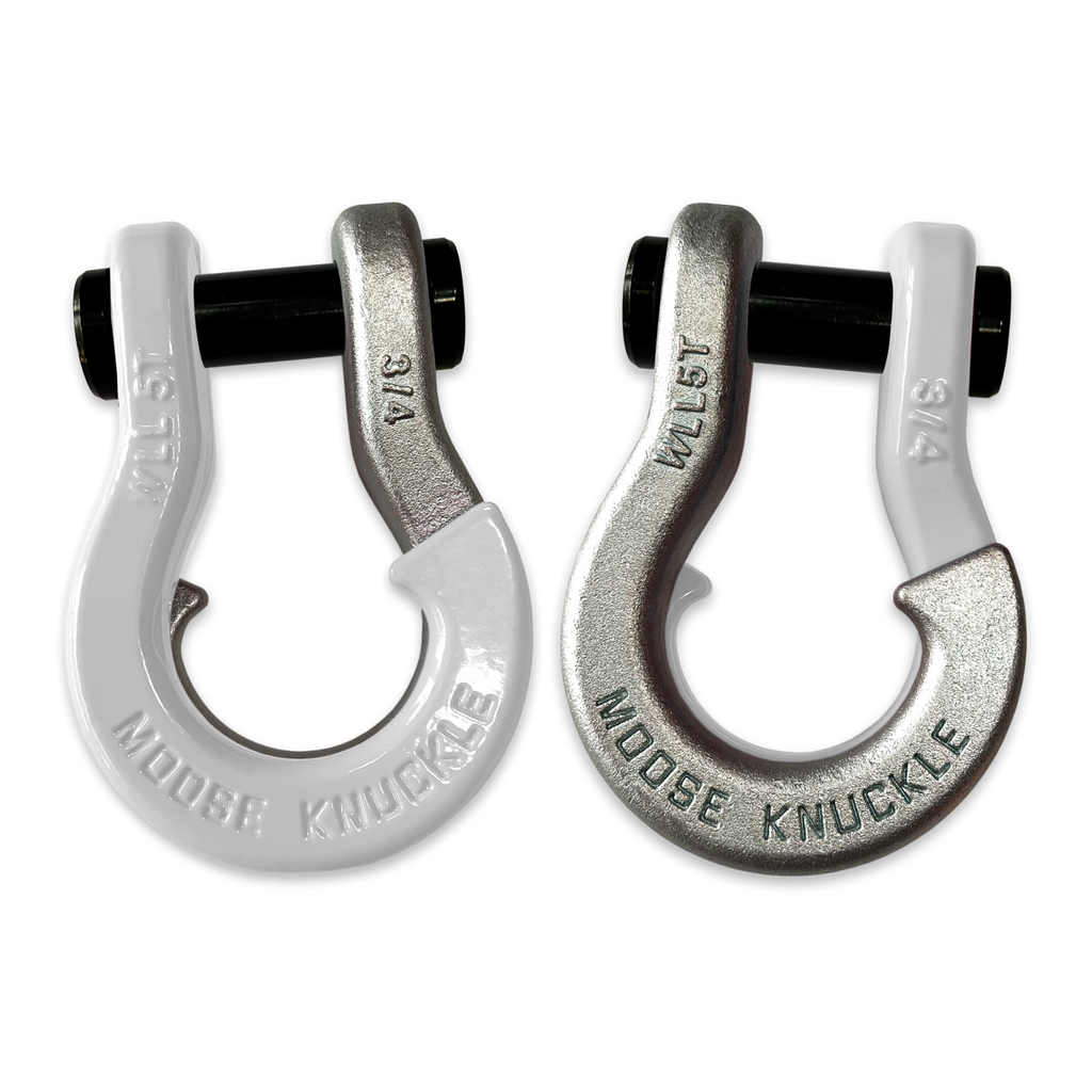 Jowl Recovery Split Shackle 3/4 Pure White and Nice Gal Combo Moose Knuckle Offroad