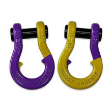 Load image into Gallery viewer, Jowl Recovery Split Shackle 3/4 Grape Escape and Detonator Yellow Combo Moose Knuckle Offroad