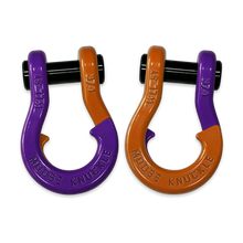 Load image into Gallery viewer, Jowl Recovery Split Shackle 3/4 Grape Escape and Obscene Orange Combo Moose Knuckle Offroad