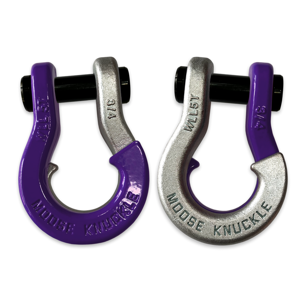 Jowl Recovery Split Shackle 3/4 Grape Escape and Nice Gal Combo Moose Knuckle Offroad