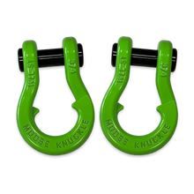 Load image into Gallery viewer, Jowl Recovery Split Shackle 3/4 Sublime Green and Sublime Green Combo Moose Knuckle Offroad