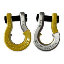 Load image into Gallery viewer, Jowl Recovery Split Shackle 3/4 Detonator Yellow and Nice Gal Combo Moose Knuckle Offroad
