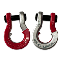 Load image into Gallery viewer, Jowl Recovery Split Shackle 3/4 Flame Red and Nice Gal Combo Moose Knuckle Offroad