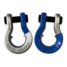 Load image into Gallery viewer, Jowl Recovery Split Shackle 3/4 Nice Gal and Blue Balls Combo Moose Knuckle Offroad