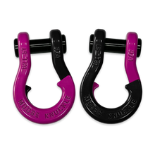 Load image into Gallery viewer, Jowl Recovery Split Shackle 3/4 Pogo Pink and Black Hole Combo Moose Knuckle Offroad