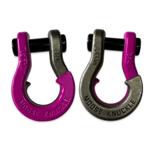 Load image into Gallery viewer, Jowl Recovery Split Shackle 3/4 Pogo Pink and Raw Dog Combo Moose Knuckle Offroad