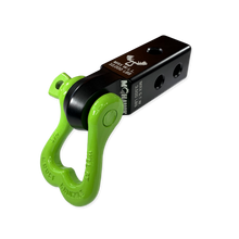Load image into Gallery viewer, XL 3/4 Shackle and Mohawk 2.0 Receiver Combo Black Lung / Sublime Green Moose Knuckle Offroad