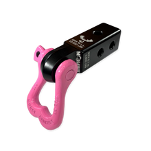 Load image into Gallery viewer, XL 3/4 Shackle and Mohawk 2.0 Receiver Combo Black Lung / Pretty Pink Moose Knuckle Offroad
