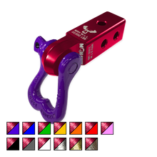 Load image into Gallery viewer, XL 3/4 Shackle and Mohawk 2.0 Receiver Combo Red Rum / Grape Escape Moose Knuckle Offroad