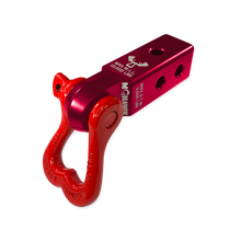 Load image into Gallery viewer, XL 3/4 Shackle and Mohawk 2.0 Receiver Combo Red Rum / Flame Red Moose Knuckle Offroad
