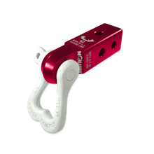 Load image into Gallery viewer, XL 3/4 Shackle and Mohawk 2.0 Receiver Combo Red Rum / Pure White Moose Knuckle Offroad