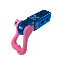 Load image into Gallery viewer, XL 3/4 Shackle and Mohawk 2.0 Receiver Combo Blue Pill / Pretty Pink Moose Knuckle Offroad