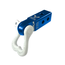 Load image into Gallery viewer, XL 3/4 Shackle and Mohawk 2.0 Receiver Combo Blue Pill / Pure White Moose Knuckle Offroad
