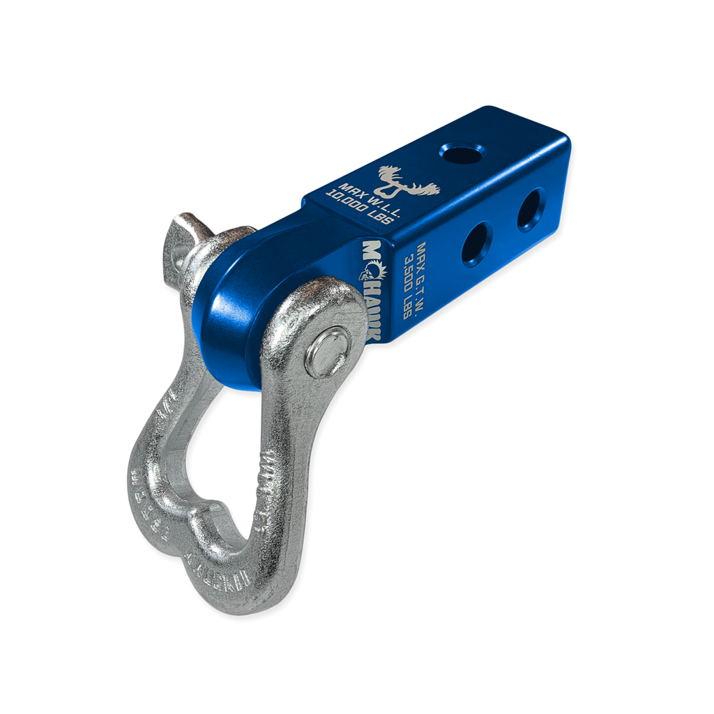 XL 3/4 Shackle and Mohawk 2.0 Receiver Combo Blue Pill / Nice Gal Moose Knuckle Offroad