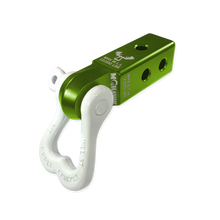 Load image into Gallery viewer, XL 3/4 Shackle and Mohawk 2.0 Receiver Combo Bean Green / Pure White Moose Knuckle Offroad
