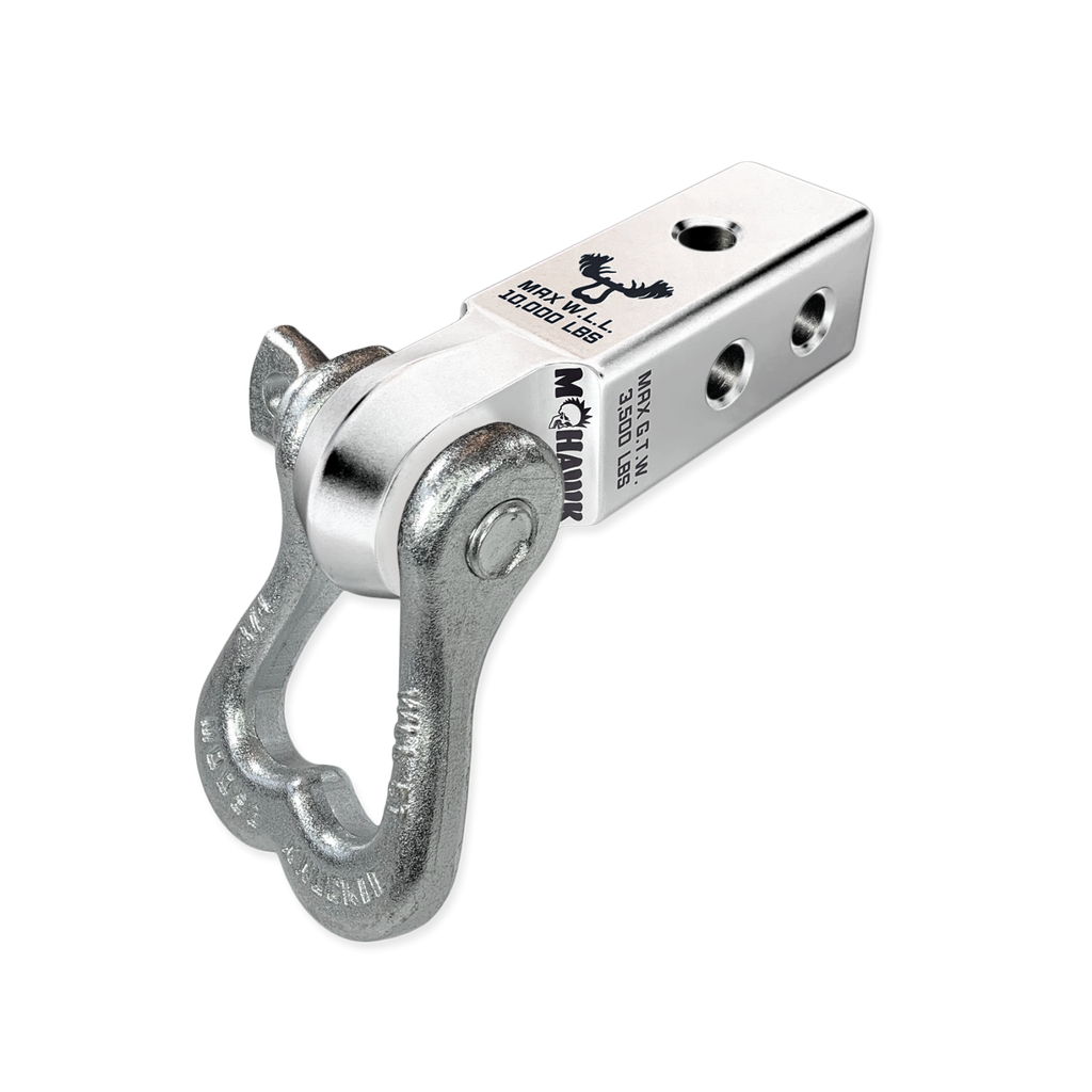 XL 3/4 Shackle and Mohawk 2.0 Receiver Combo Atomic Silver / Nice Gal Moose Knuckle Offroad