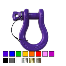 Load image into Gallery viewer, B'oh Recovery Spin Pin Shackle 3/4 Black Hole Moose Knuckle Offroad