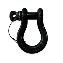 Load image into Gallery viewer, B'oh Recovery Spin Pin Shackle 3/4 Black Hole Moose Knuckle Offroad