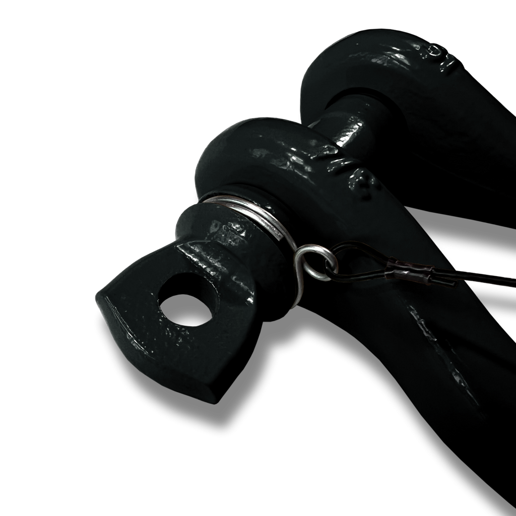 B'oh Recovery Spin Pin Shackle 3/4 Black Hole Moose Knuckle Offroad