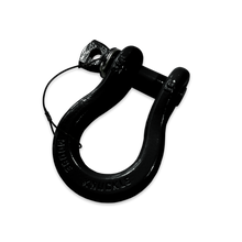 Load image into Gallery viewer, B'oh Recovery Spin Pin Shackle 3/4 Black Hole Moose Knuckle Offroad