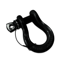 Load image into Gallery viewer, B'oh Recovery Spin Pin Shackle 3/4 Black Hole Moose Knuckle Offroad