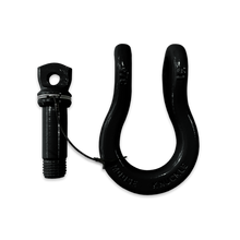 Load image into Gallery viewer, B'oh Recovery Spin Pin Shackle 3/4 Black Hole Moose Knuckle Offroad
