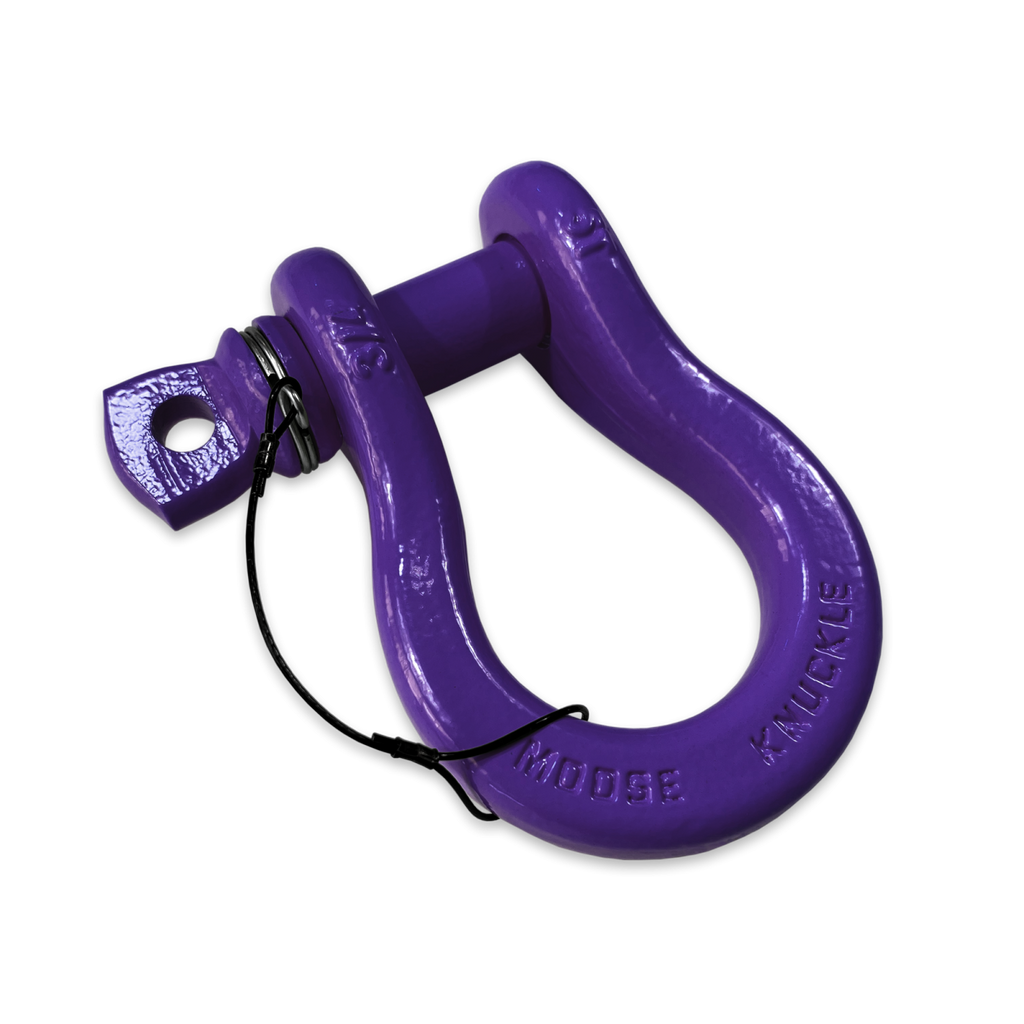 B'oh Recovery Spin Pin Shackle 3/4 Grape Escape Moose Knuckle Offroad
