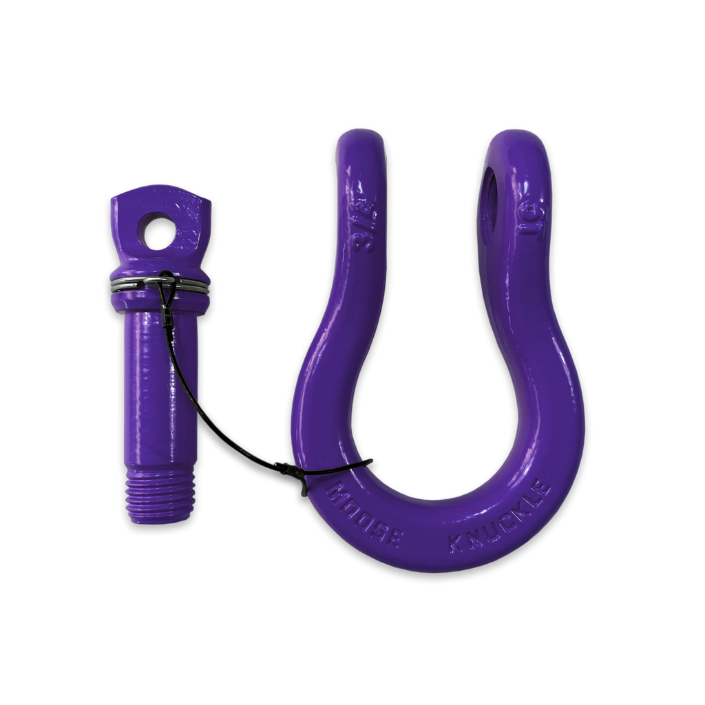 B'oh Recovery Spin Pin Shackle 3/4 Grape Escape Moose Knuckle Offroad